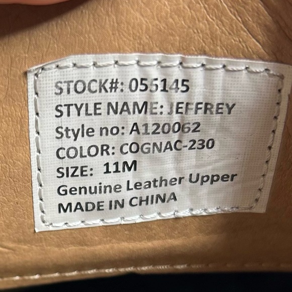 La Milano Jeffrey cognac leather Lace Up brogue Oxford dress or casual shoes main image 4